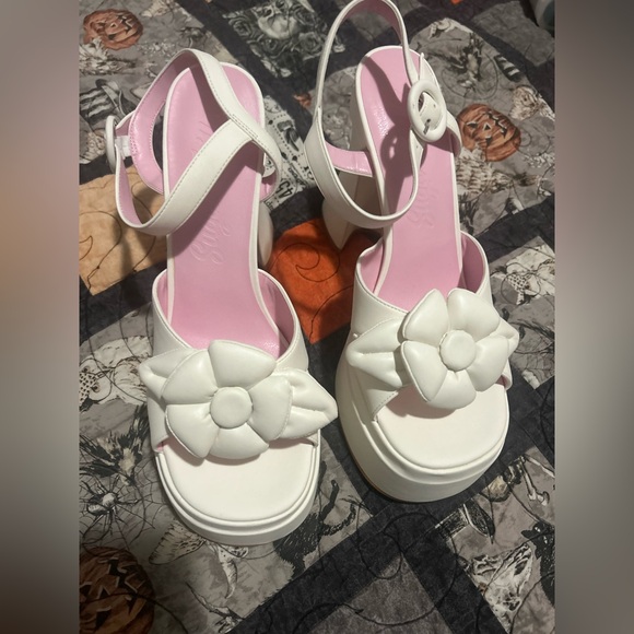 Sugar Thrillz Shoes - Sugar Thrillz Carefree Muse Platform Sandals - Brand New without tags.